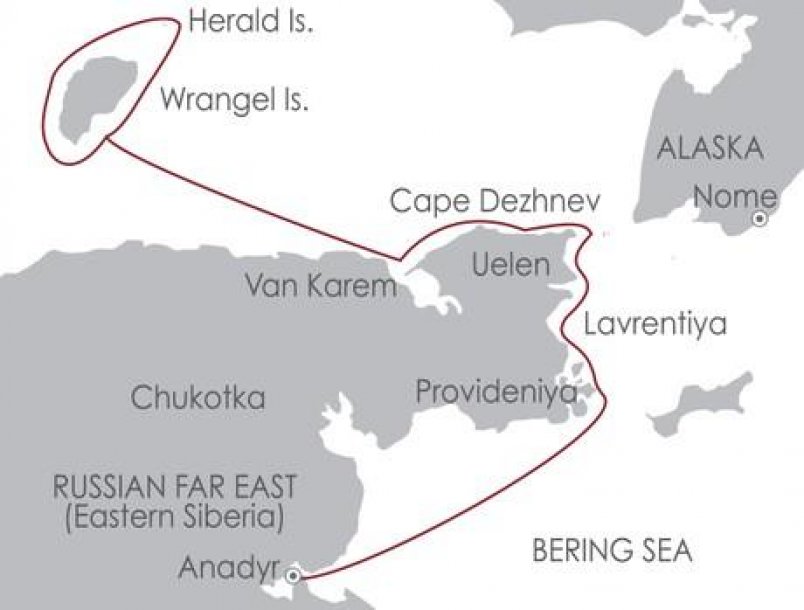 Expeditiecruise Beringzee en Wrangel Island